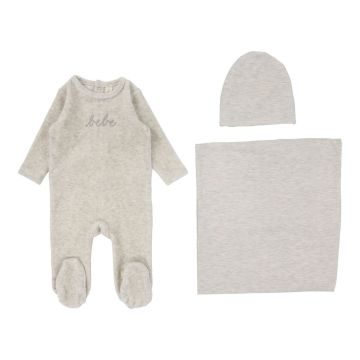Lilette Velour Bebe Layette Set