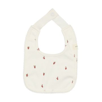 Lil legs Very Berry Bib White/Red
