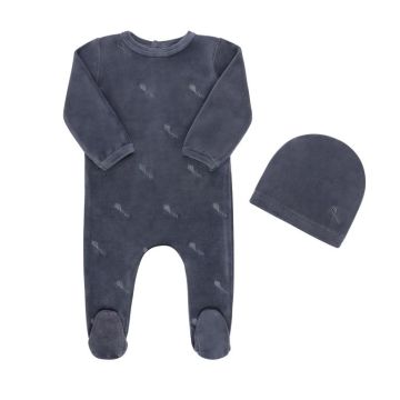 Tricot Embroidered Kite Collection Footie