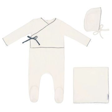 Mini Label Classic Velour Kimono Set