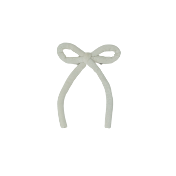 Bandeau Velvet Rope Small Bow CLip