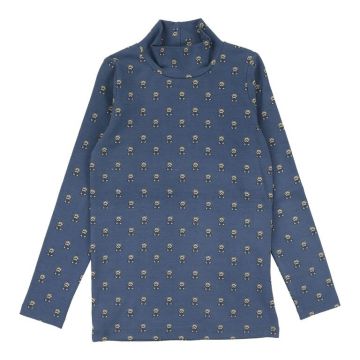 Analogie Vintage Floral Mockneck