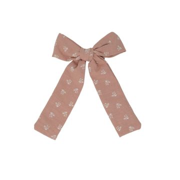 Bandeau Vintage Ditsy Floral Medium Bow Clip