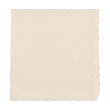 Lil Legs VINTAGE KNIT BLANKET Ecru