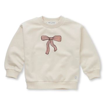 Sproet and Sprout SWEATSHIRT BOW Ivory