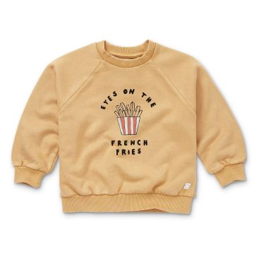 Sproet and Sprout SWEATSHIRT FRENCH FRIES Sand
