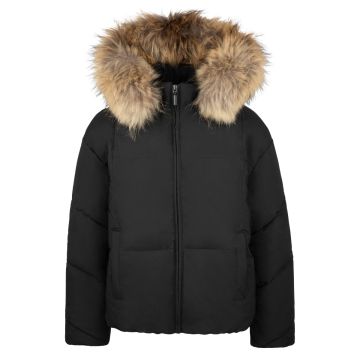 CZ Max Girls Fur Trim Down Jacket