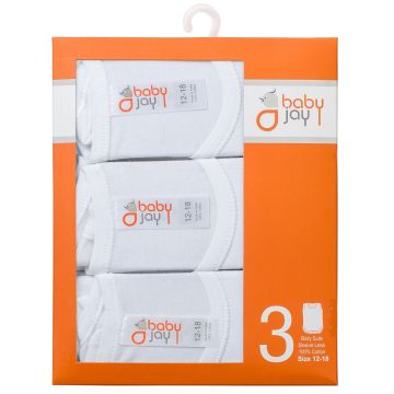 Baby Jay Sleeveless Bodysuit - 3 per pack