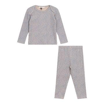 Fragile 2 pc Girls Set Beige/Blue