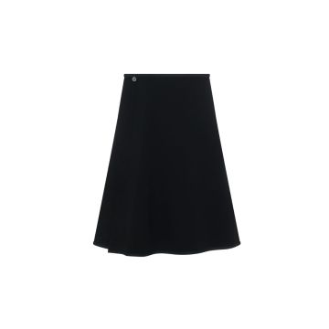 Charlotte & George Girls Ponte Flare Wrap Skirt