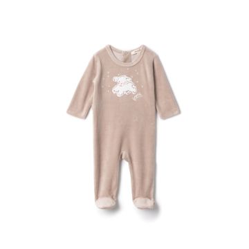 Fragile Romper With Baby Sheep