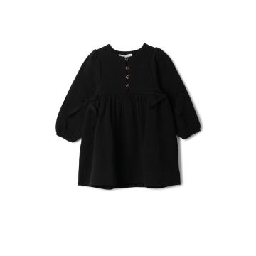 Charlotte & George Girls Dress With Woven Fabric