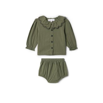 Charlotte & George 2 PC Baby In Woven Fabric Sage