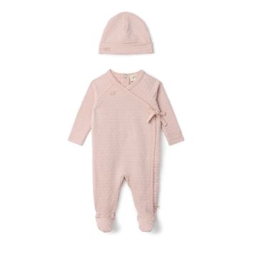 Bebe Bella Embossed Diamond Wrap Baby Stretchie