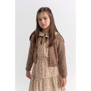 The Umbrella Academy Mix Knit Cardigan With Bow Tie