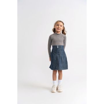 Puddles Girls Rib Denim Cord Skirt