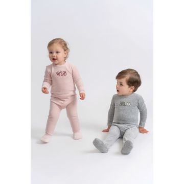 Whipped Cocoa Baby Bro And Sis Velour Onesie
