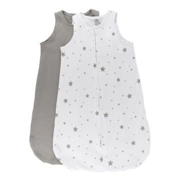 Ely's & Co 2 Pack Wearable Blanket - Grey Stars 12-18 months