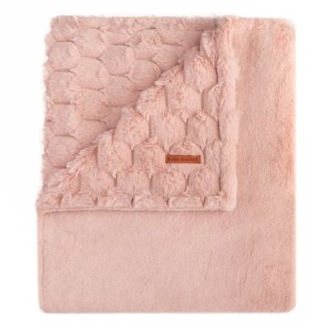 Bebe Beaute Honeycomb Mauve Blanket
