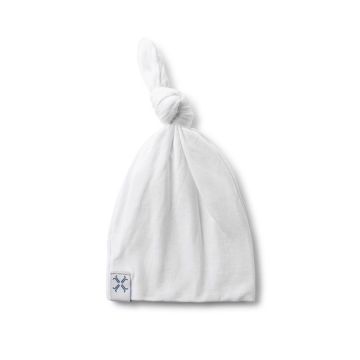 Jacqueline & Jac White Knot Beanie