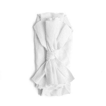 Nicsessories Butter Soft Baby Bow Headband White