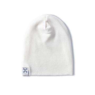 Jacqueline & Jac White Winter Knit Beanie