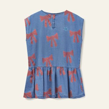 Wynken VELA DROP WAIST BOW DRESS