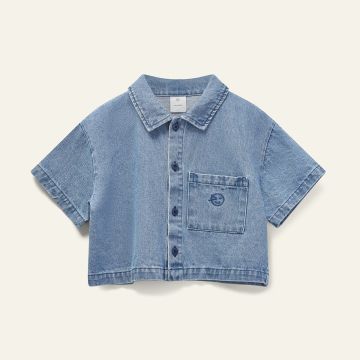 Wynken DAY DENIM SHIRT Pale Wash