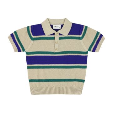 Morley Woods Stipe Boys Sweater Sable