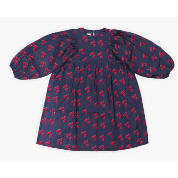 Wander & Wonder Harriet Dress Navy Apple Sweat 