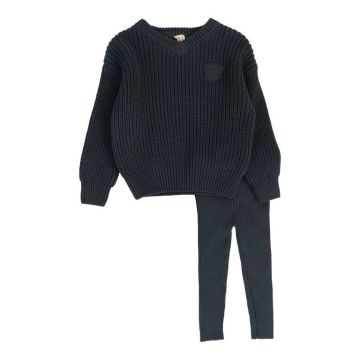 Analogie Knit V-Neck Toddler Set