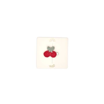 Tun Tun Crochet Cherry Clip