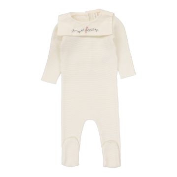 Lilette KNIT COLLAR FOOTIE