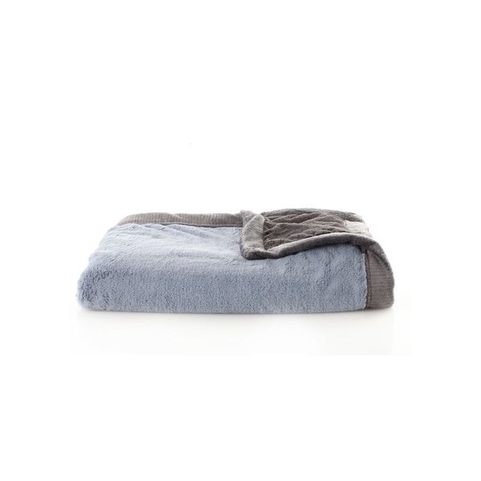 SARANONI Lush RECEIVING Blanket - SLATE BLUE