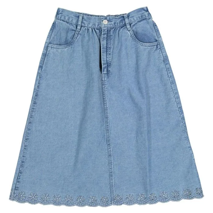 neith Denim skirt(blue) デニムスカート Last1】Heavy Crushed Denim Skirt(Blue) – neith.onlinestore