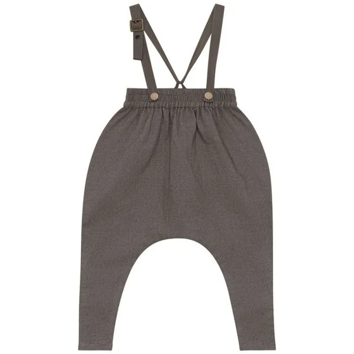 Calla Lili BB BOY TWEED ROMPER Brown