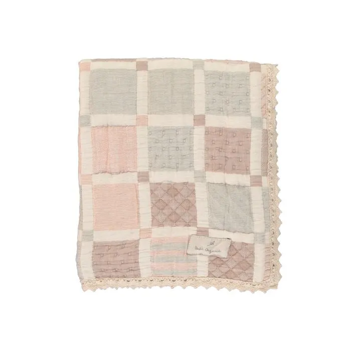 Bebe Organic Patchwork Blanket - Mellow Bebe Organic Patchwork Blanket - Mellow