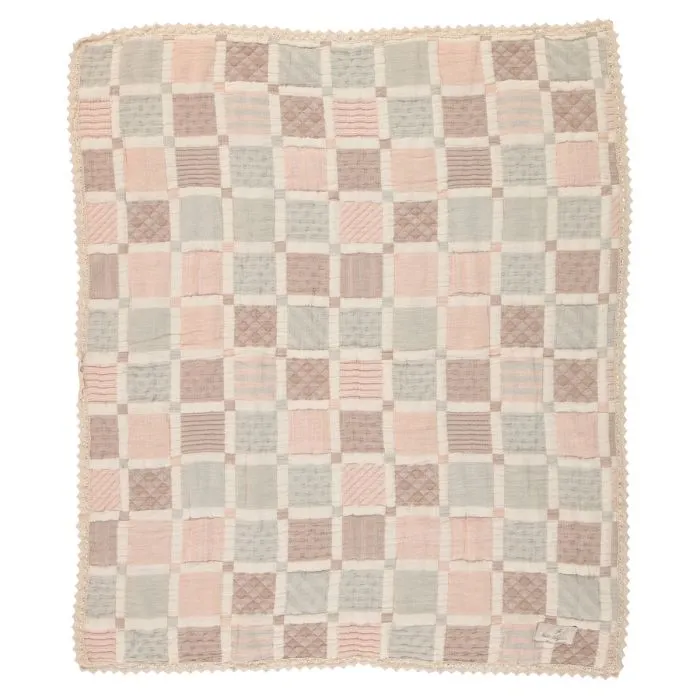 Bebe Organic Patchwork Blanket Mello
