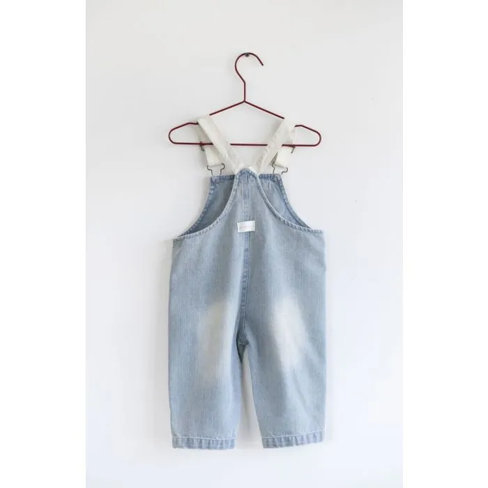 Please Mom Distressed Barrel Overalls Please Mom Distressed Barrel Overalls