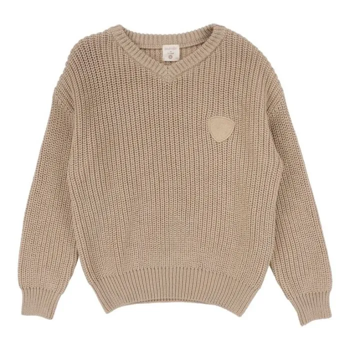 Analogie Knit V-Neck Sweater