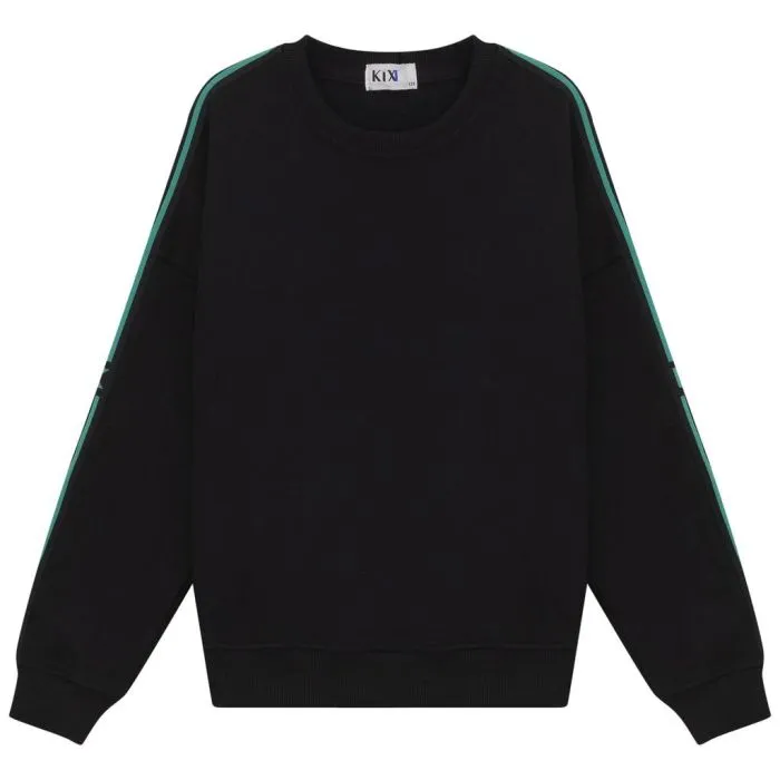 KIX LOGO DETAIL SWEATSHIRT Black