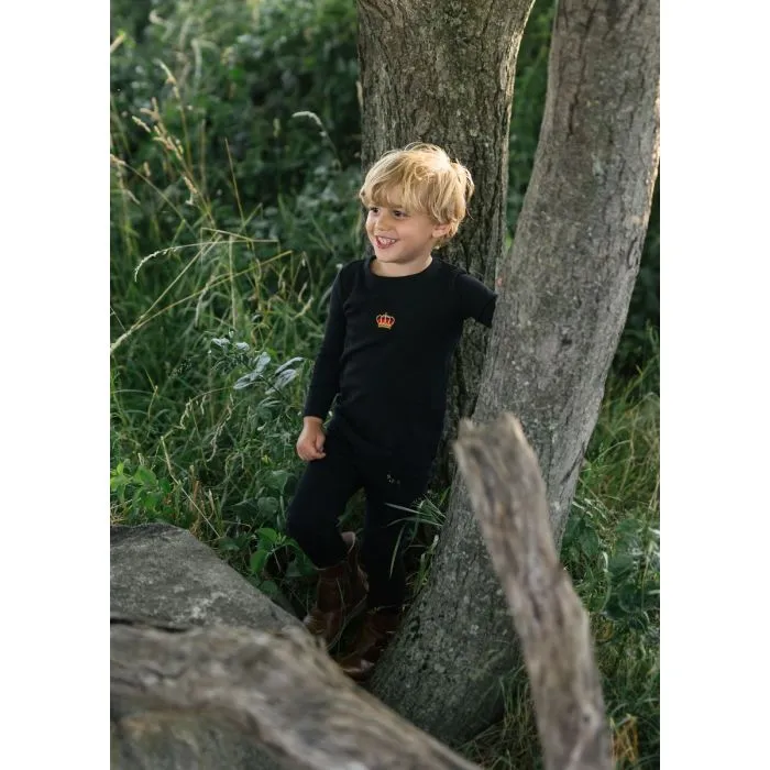 Lil Leggs Crown Lounge Set - Black Lil Leggs Crown Lounge Set - Black