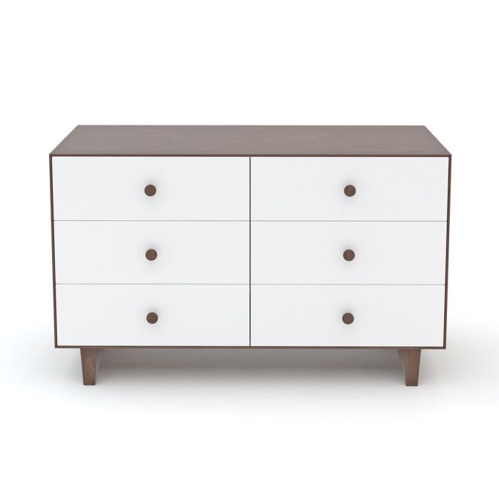 Ouef Rhea Merlin 6 Drawer Dresser walnut Ouef Rhea Merlin 6 Drawer Dresser walnut