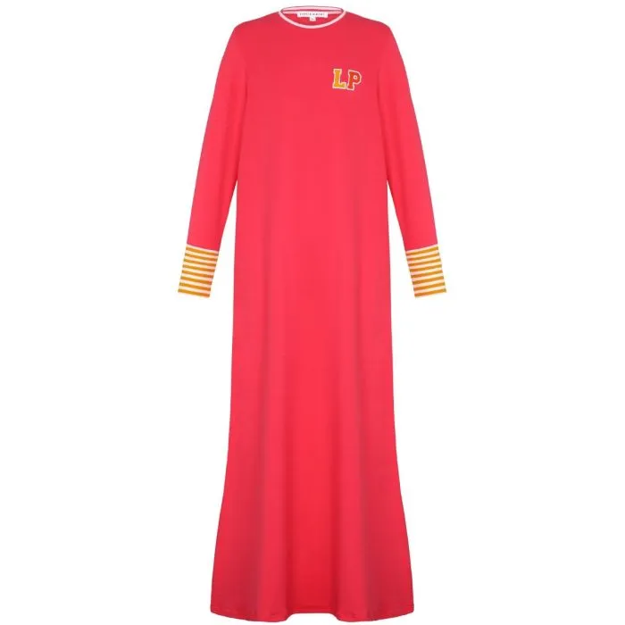 Little Parni Varsity Colorblock Nightgown PJ90 - Pink Final sale Little Parni Varsity Colorblock Nightgown PJ90 - Pink Final sale