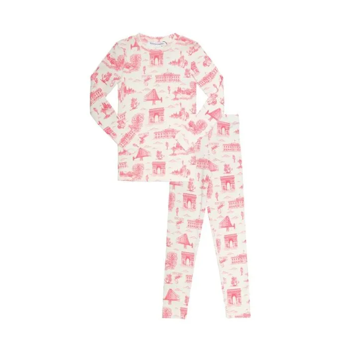 Parni Toile Pink Pajamas Parni Toile Pink Pajamas