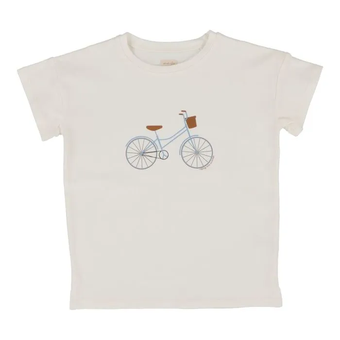 Lil Legs Bike Boys Tee - White Lil Legs Bike Boys Tee - White