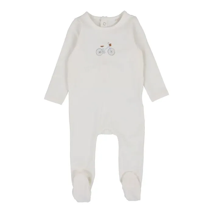 Lil Legs Twig Bib - Cream/Sage Lil Legs Twig Bib - Cream/Sage