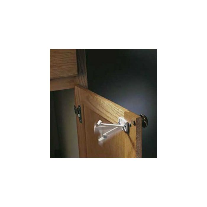 kidco cabinet lock swivels feature to disengage