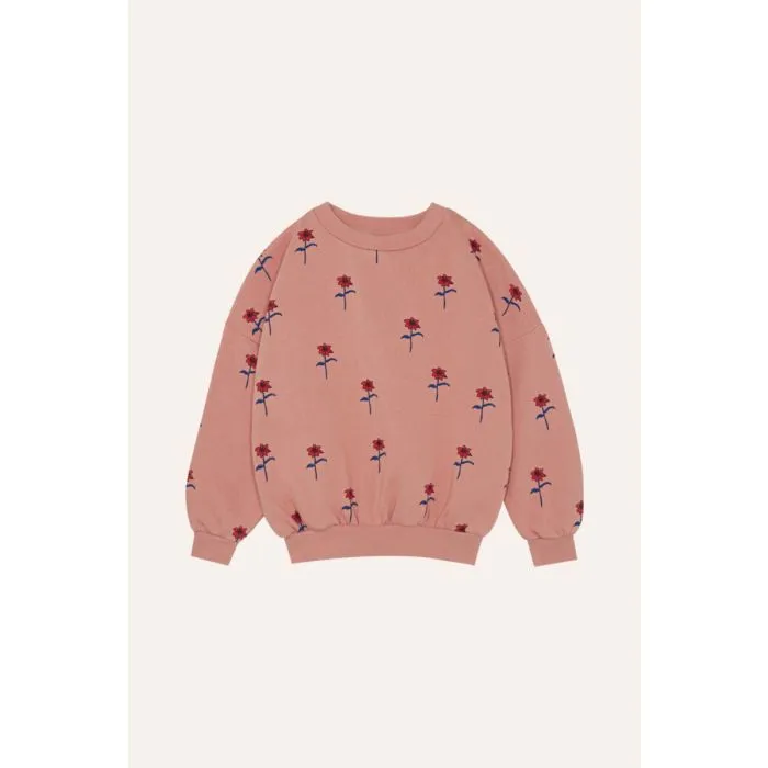 The Campamento FLOWERS PINK SWEATSHIRT