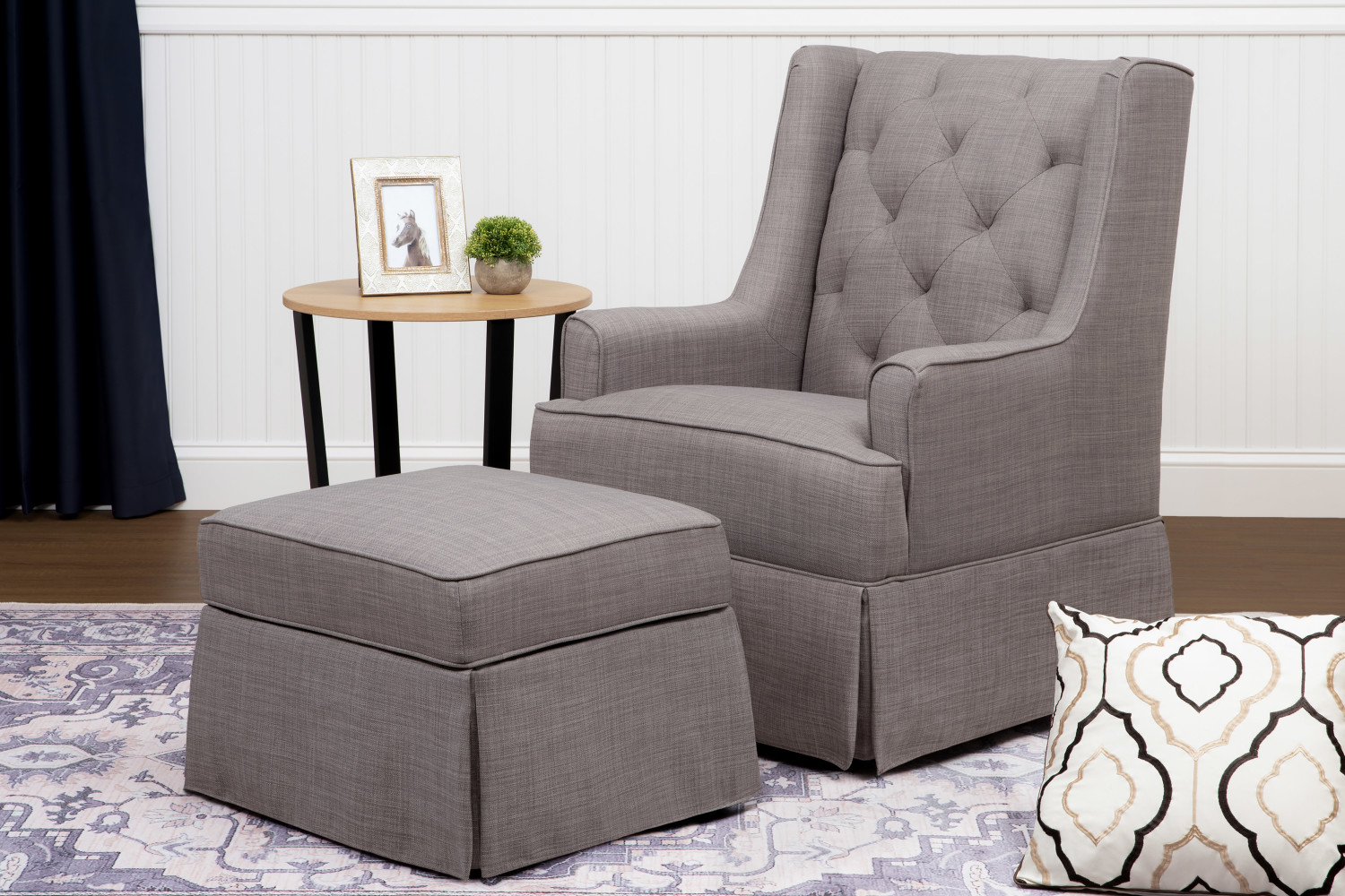 nursery storage ottoman